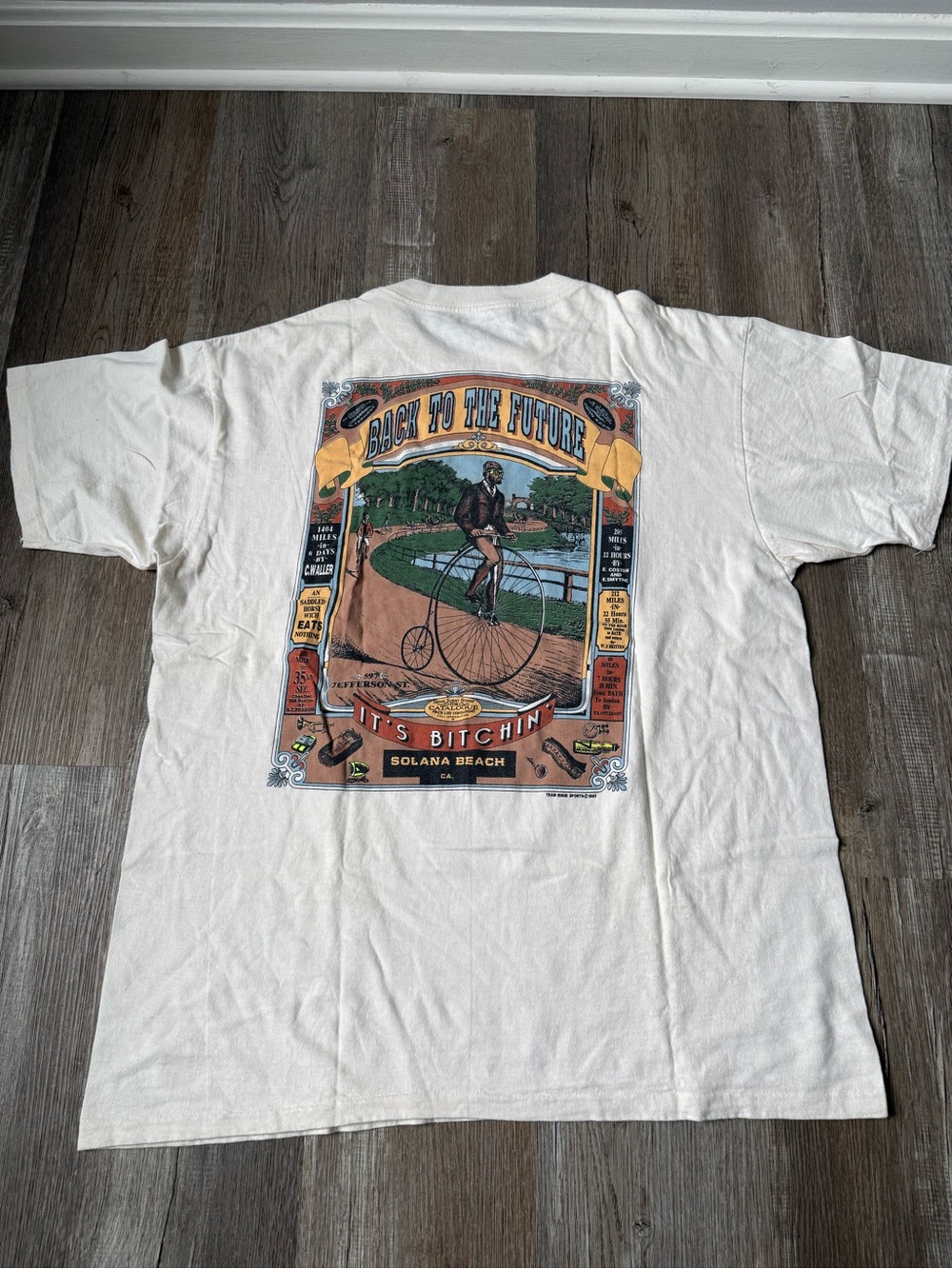 VTG RARE Team Issue Sports Back To The Future It’s Bitchin Graphic T-shirt XL